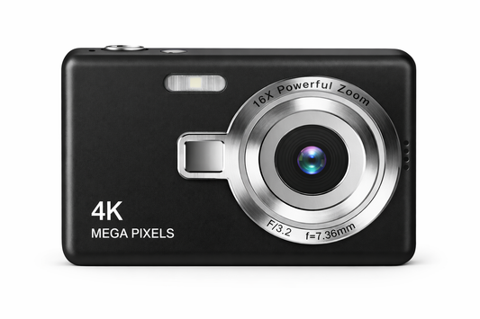 Kompakt Rejsekamera – 16X Zoom + 16gb MicroSD