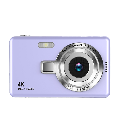 Kompakt Digitalkamera – 2,4” Skærm, 16X Zoom & Vidvinkel (MicroSD)